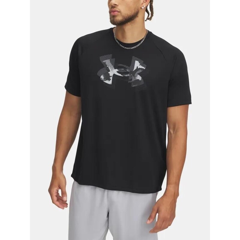 Under Armour M Tech Print Fill SS Black 62603246