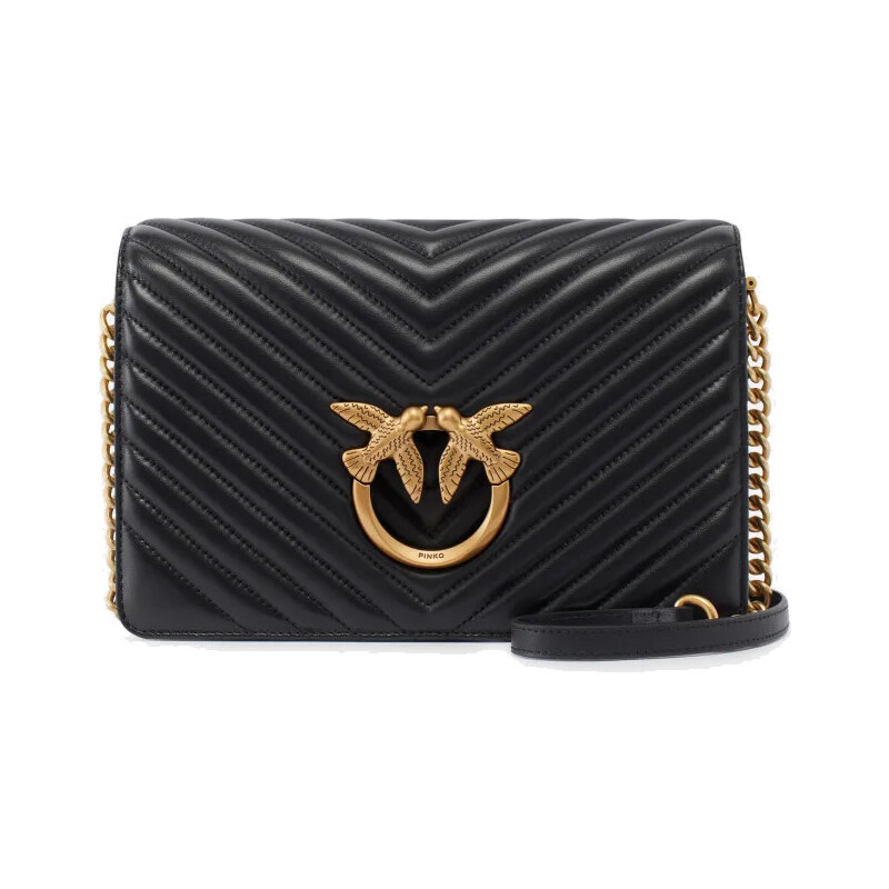 Pinko Dámska kožená crossbody kabelka 100063 A0GK Z99Q 66595483