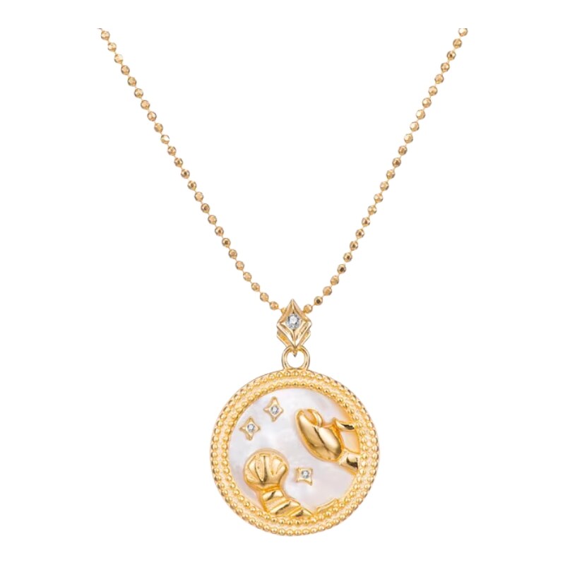 MAJYA Strieborný prívesok s retiazkou MOONLIGHT CANCER 10881 64582003