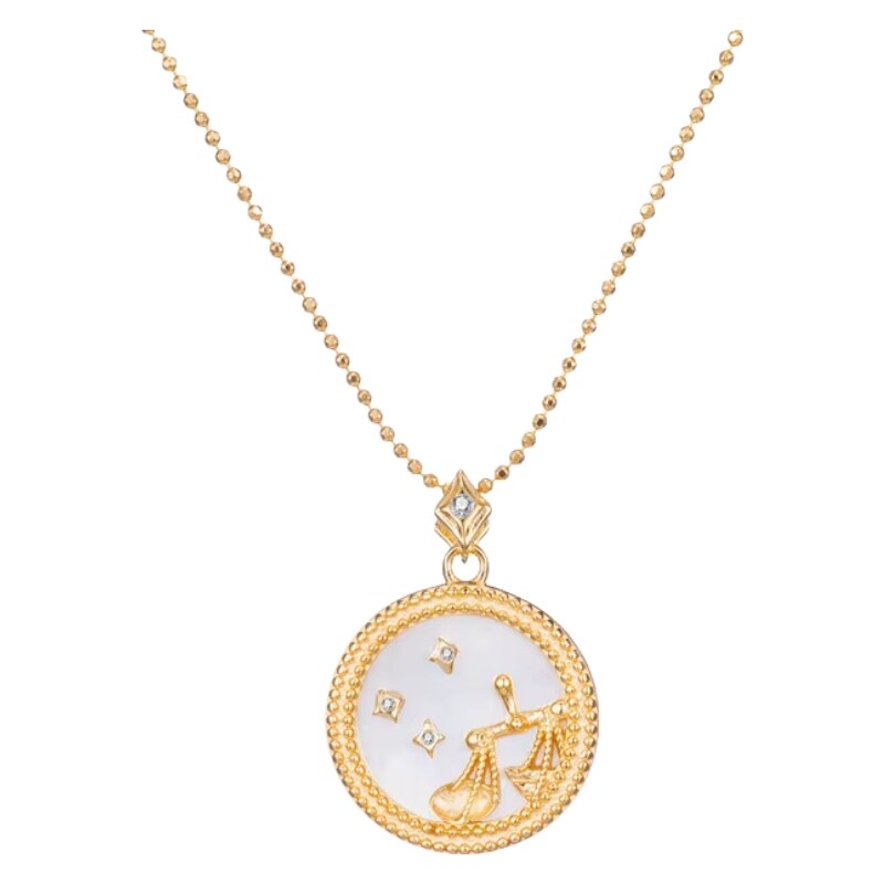 MAJYA Strieborný prívesok s retiazkou MOONLIGHT LIBRA 10884 64582017