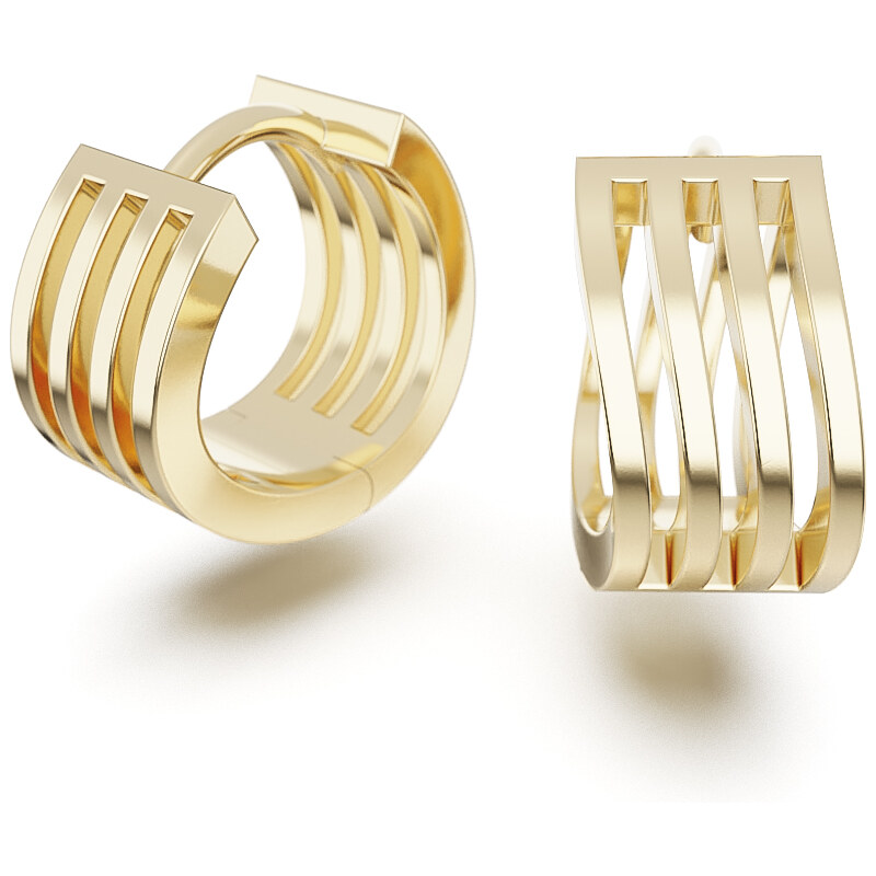 Náušnice zo žltého zlata 23231/Z 62615777