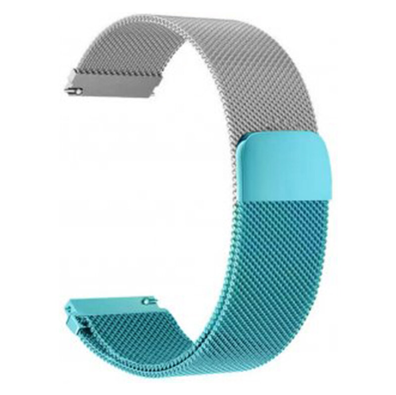 Madvell Kovový Milanese remienok azurovo-strieborná 20mm 62615780