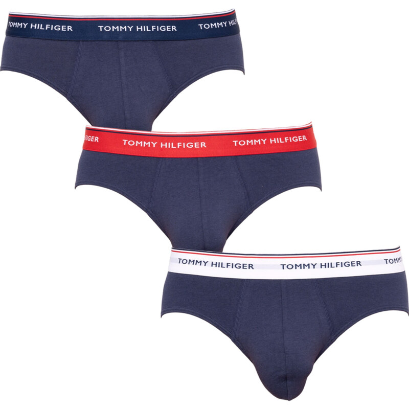 3PACK pánske slipy Tommy Hilfiger tmavo modré (1U87903766 904) 13794875