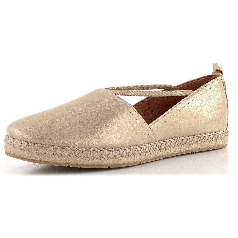 Tamaris espadrilky s gumičkami Champagne 1-24620-44 62752505