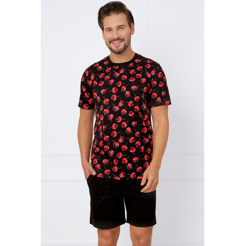 E-shop Italian Fashion pánske pyžamo Cherry - bavlna