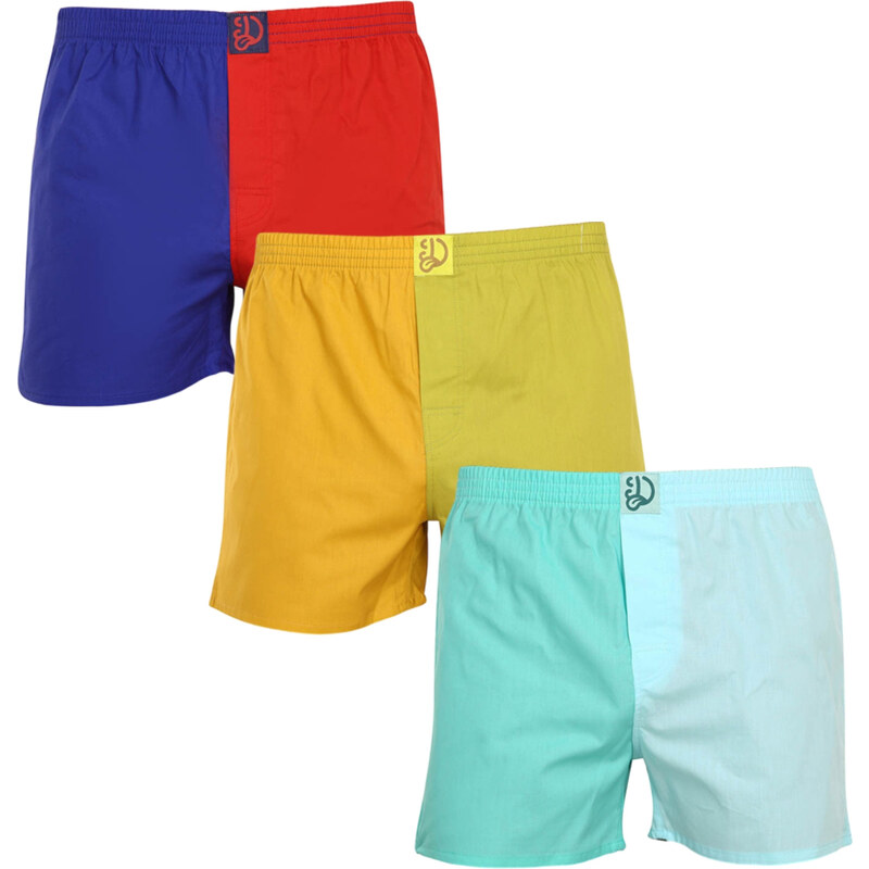 3PACK pánske trenky Dedoles viacfarebné (D-M-UN-LB-B-C-1577476) 39487092