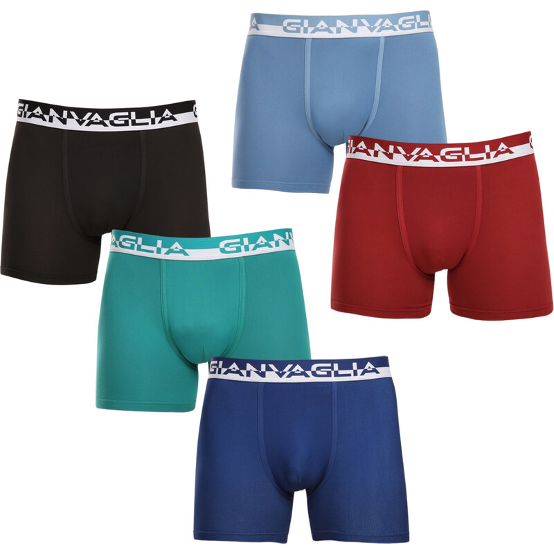 5PACK pánske boxerky Gianvaglia viacfarebné (GVG-5011) 47127250