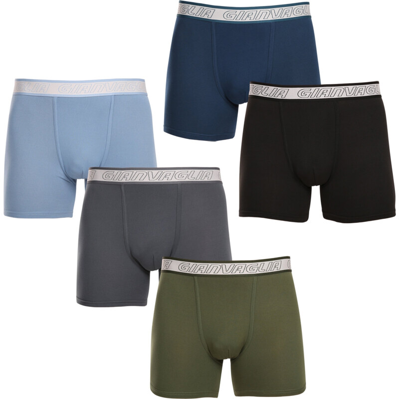 5PACK pánske boxerky Gianvaglia viacfarebné (GVG-5013) 46999677