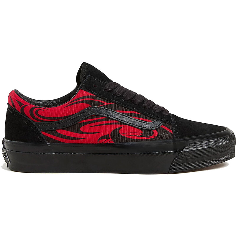 Vans LX Old Skool Y2K Flame Black Red - Pánske - Tenisky Vans - Čierne 66360259