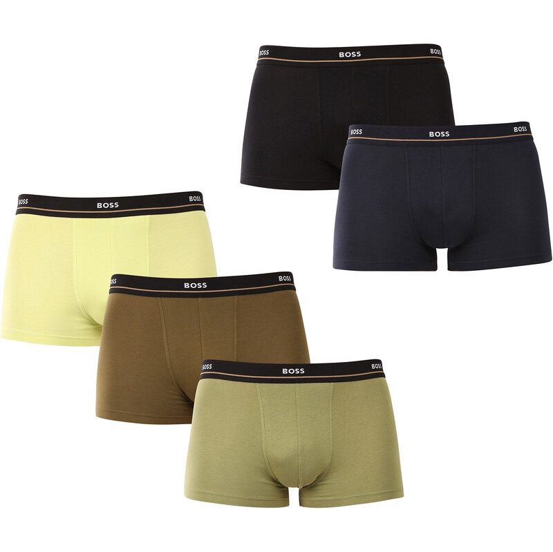 5PACK pánske boxerky BOSS viacfarebné (50531660 987) 62616965