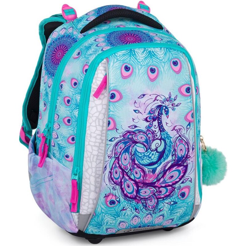 Veľký školský set Bagmaster VEGA 24 B SetPeacock 62617555