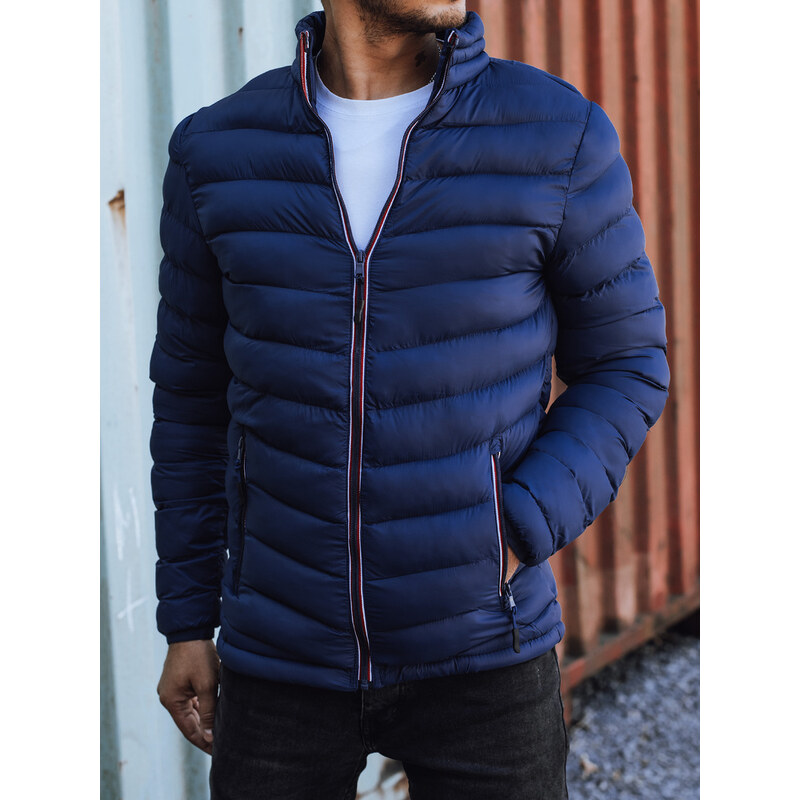 BASIC Pánska tmavomodrá prešívaná bunda TX4934 58168184