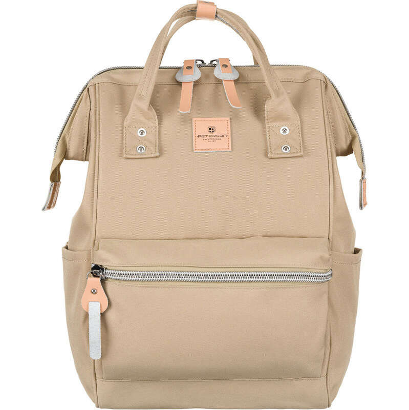 Peterson Béžový dámsky cestovný batoh s vreckom na notebook PTN BETA 62619294