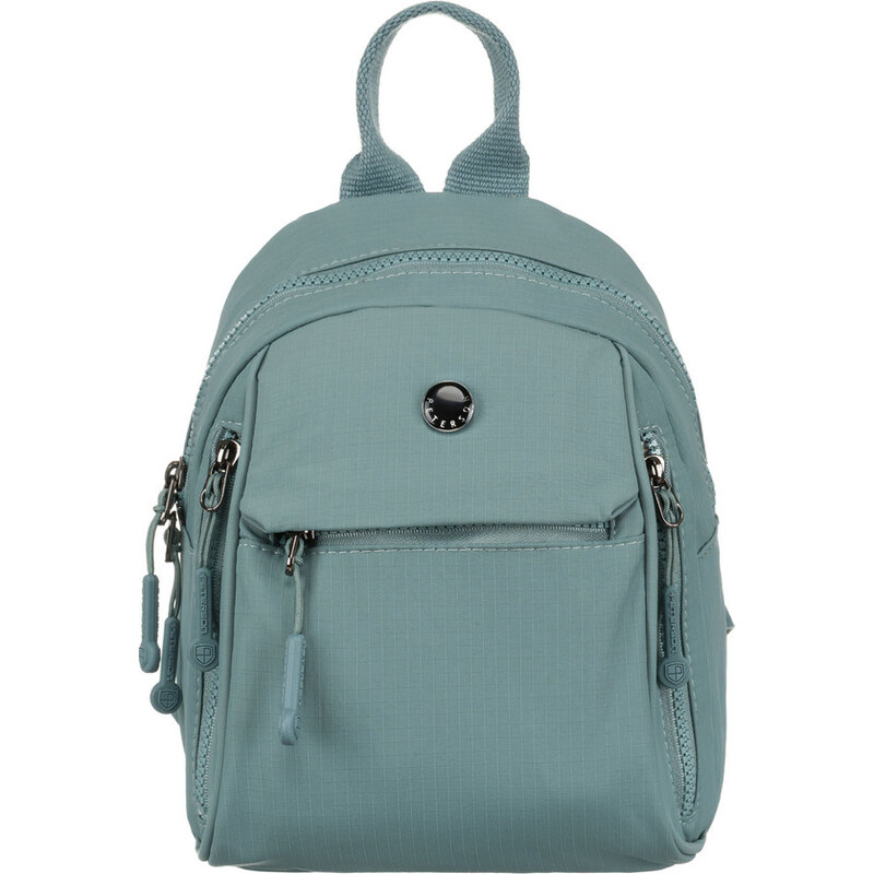 Peterson Malý tyrkysový dámsky batoh s vreckami na zips PTN CSM-11 62619303