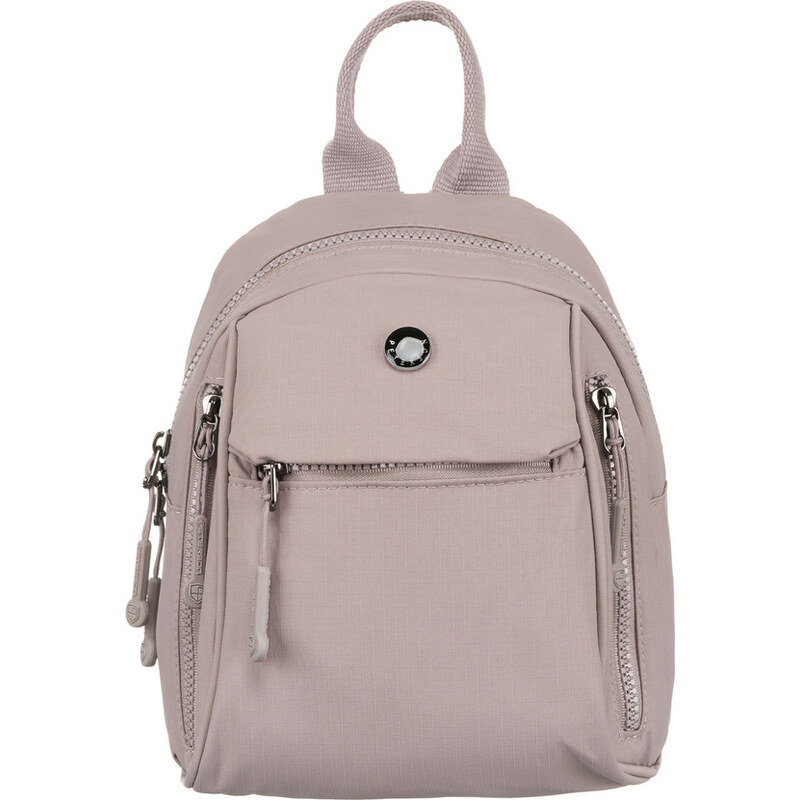 Peterson Malý lila dámsky batoh s vreckami na zips PTN CSM-11 62619304