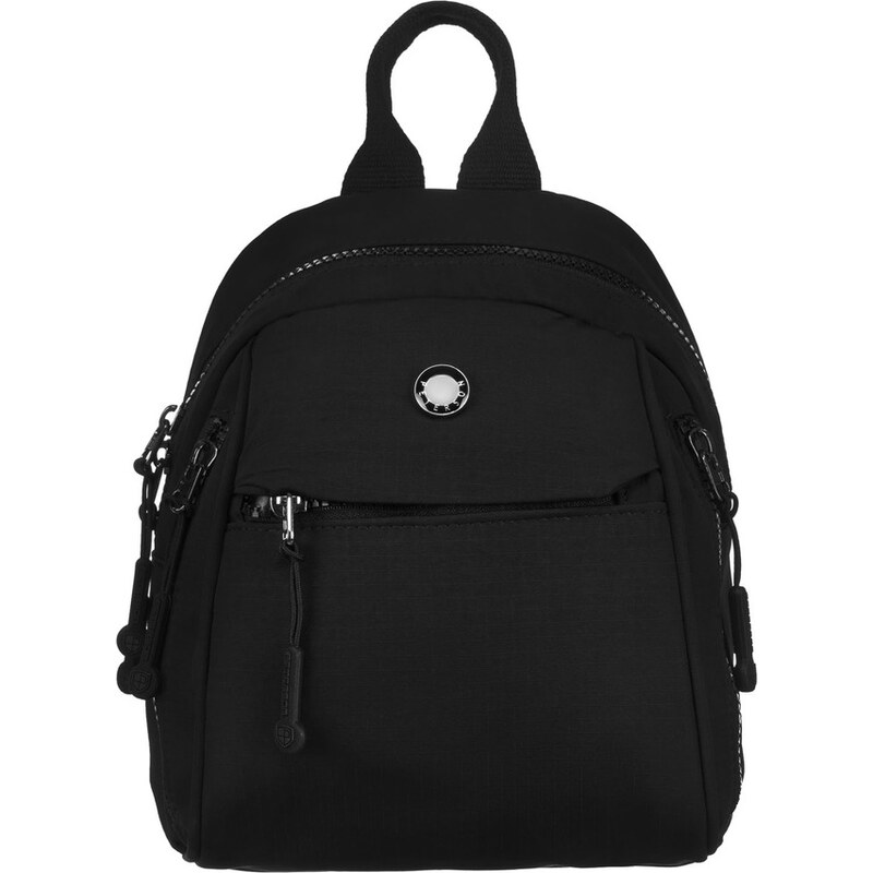 Peterson Malý čierny dámsky batoh s vreckami na zips PTN CSM-11 62619305