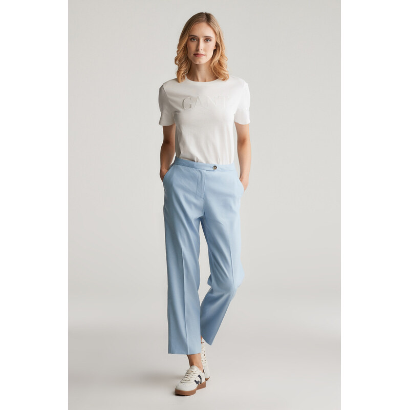 NOHAVICE GANT STRETCH LINEN TAILORED PANT FRESH BLUE 62622083