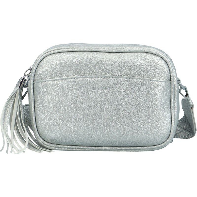 Dámska crossbody kabelka strieborná - MaxFly Qeuline new strieborná 62622131
