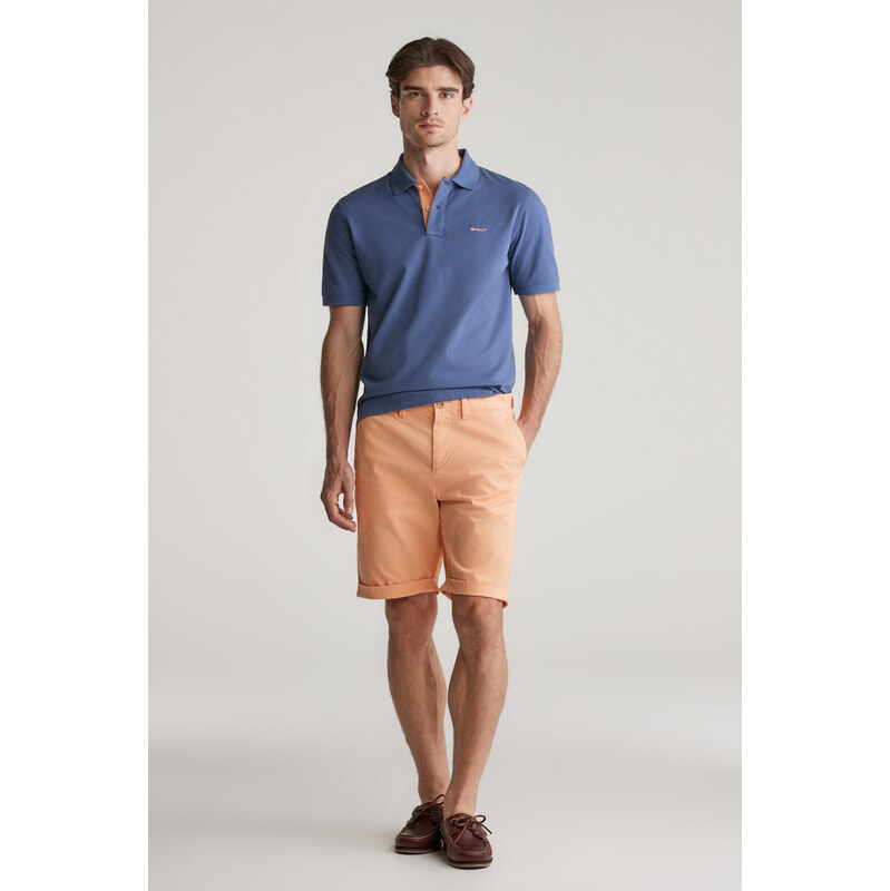 ŠORTKY GANT REG SUNFADED CHINO SHORTS PEACHY ORANGE 62622069