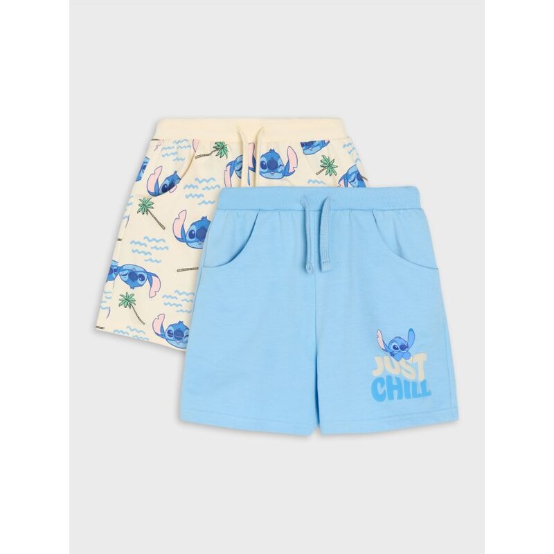 Sinsay - Súprava 2 šortiek Stitch - viacfarebná 65744968