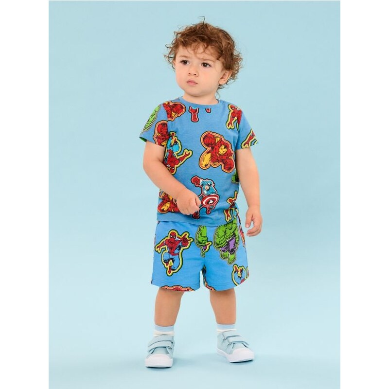 Sinsay - Šortky Marvel - modrá 65760979