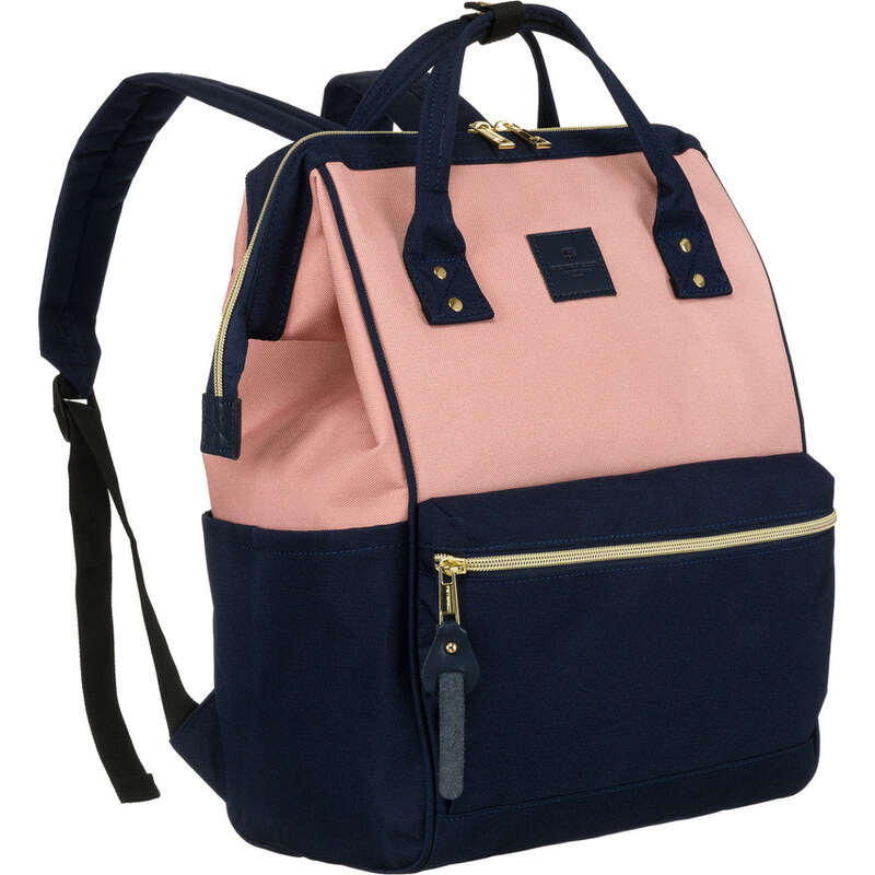 Dvojfarebný dámsky batoh z polyesteru s priehradkou na notebook 62623369