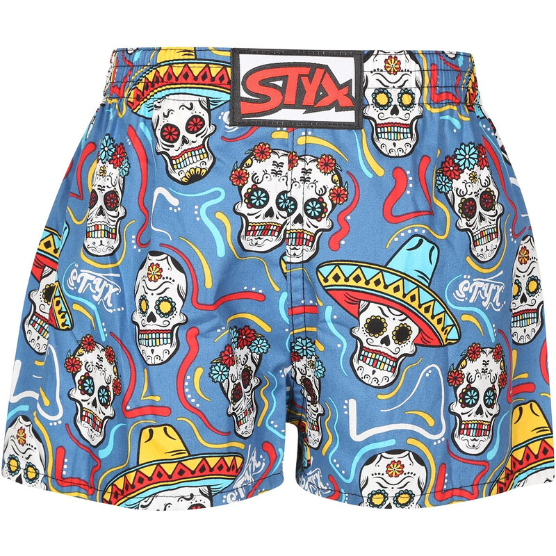 Detské trenky Styx art klasická guma lebky (J1856) 6-8 let 66060801