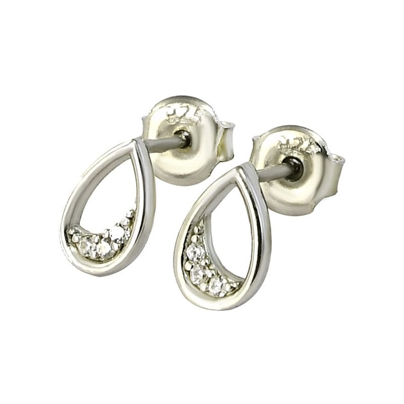 Strieborné náušnice Glare 713 62630455