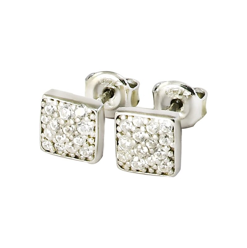 Strieborné náušnice Glare 716 62630458