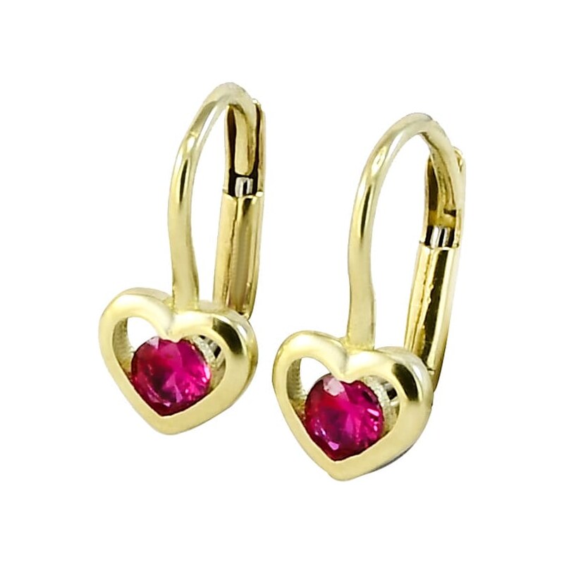 Zlaté náušnice detské Glare 283 62632548