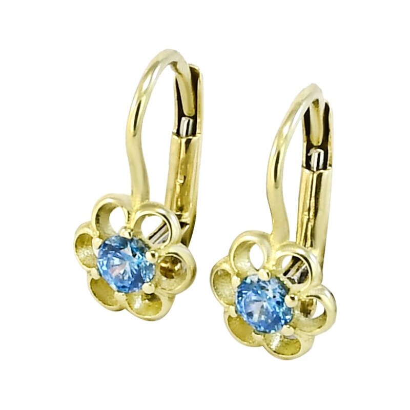 Zlaté náušnice detské Glare 277 62630461