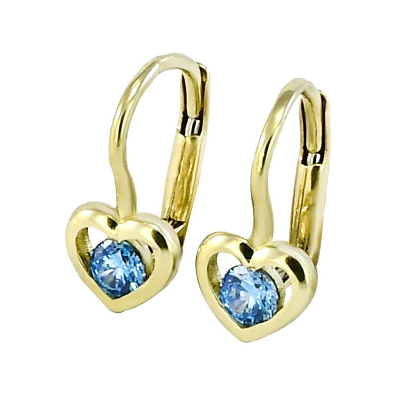 Zlaté náušnice detské Glare 278 62630462