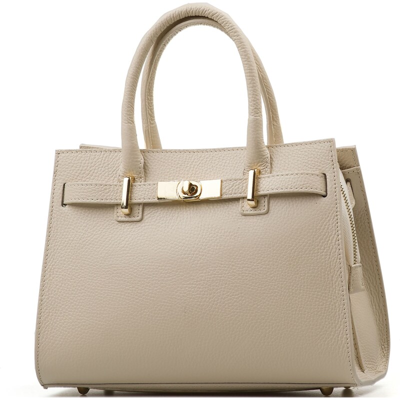 Blaire Kožená kabelka Liliane béžová 64987757