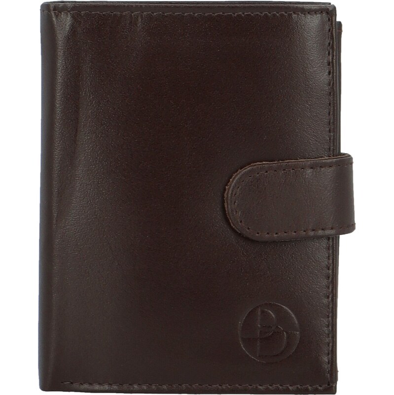 Pánska kožená peňaženka tmavohnedá - Bellugio Martell hnedá 62701395