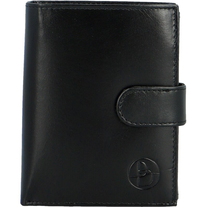 Pánska kožená peňaženka čierna - Bellugio Martell čierna 62701396