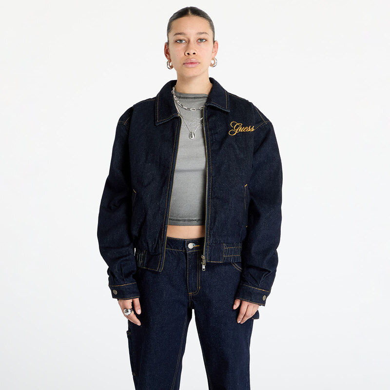 Bunda Guess Originals Denim Bomber Original Dark Rinse L 62631871