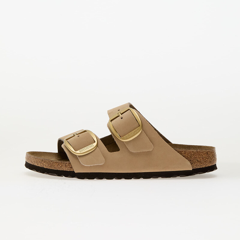 Birkenstock Arizona Big Buckle Nubuk Leather Sandcastle 62634817