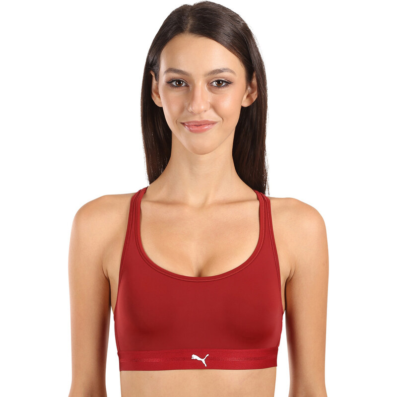 Dámska športová podprsenka Puma červená (701228124 004) 62632247