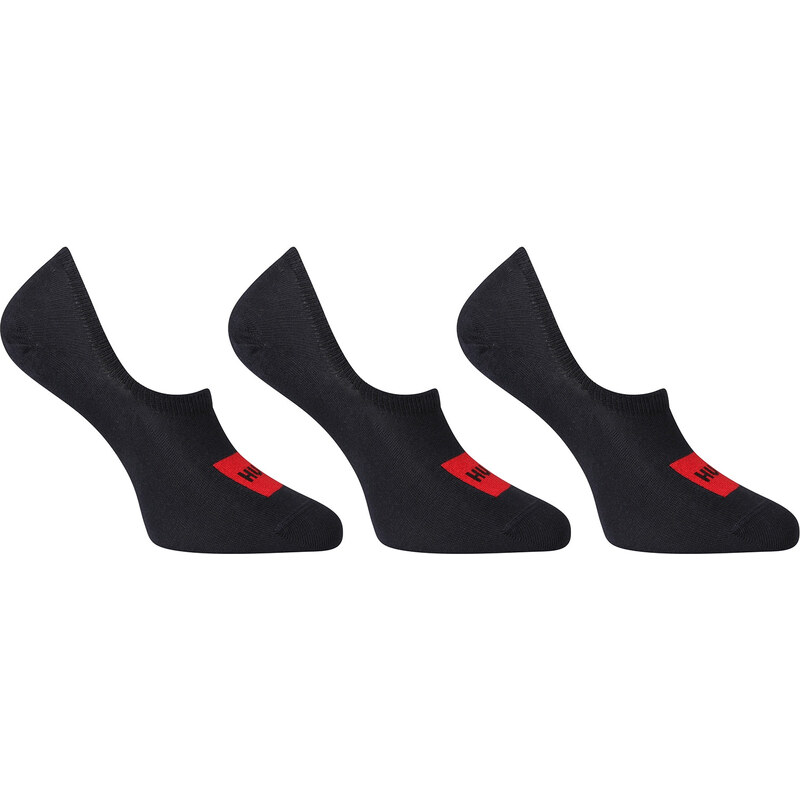 3PACK ponožky HUGO nízke čierné (50496082 401) 62632254