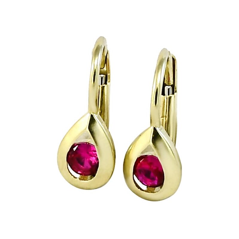 Zlaté náušnice detské Glare 281 62632546