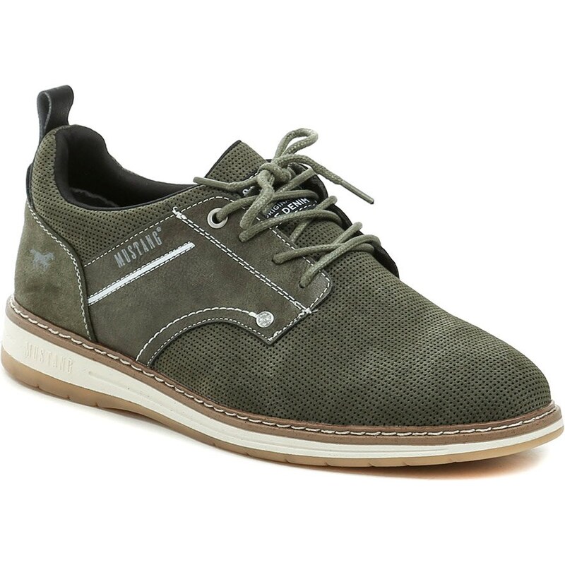 Mustang 4197-303-770 zelené pánske nadmerné poltopánky 62633266