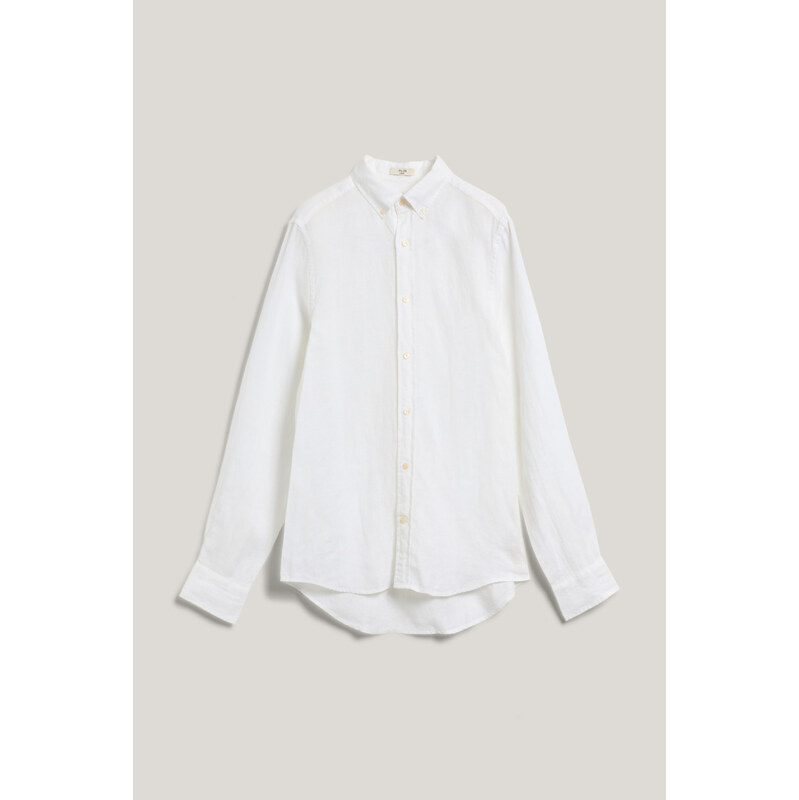 KOŠEĽA GANT SLIM LINEN SHIRT WHITE 62638495