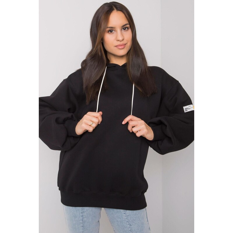 MladaModa Mikina s kapucňou Yassie čierna 62639620