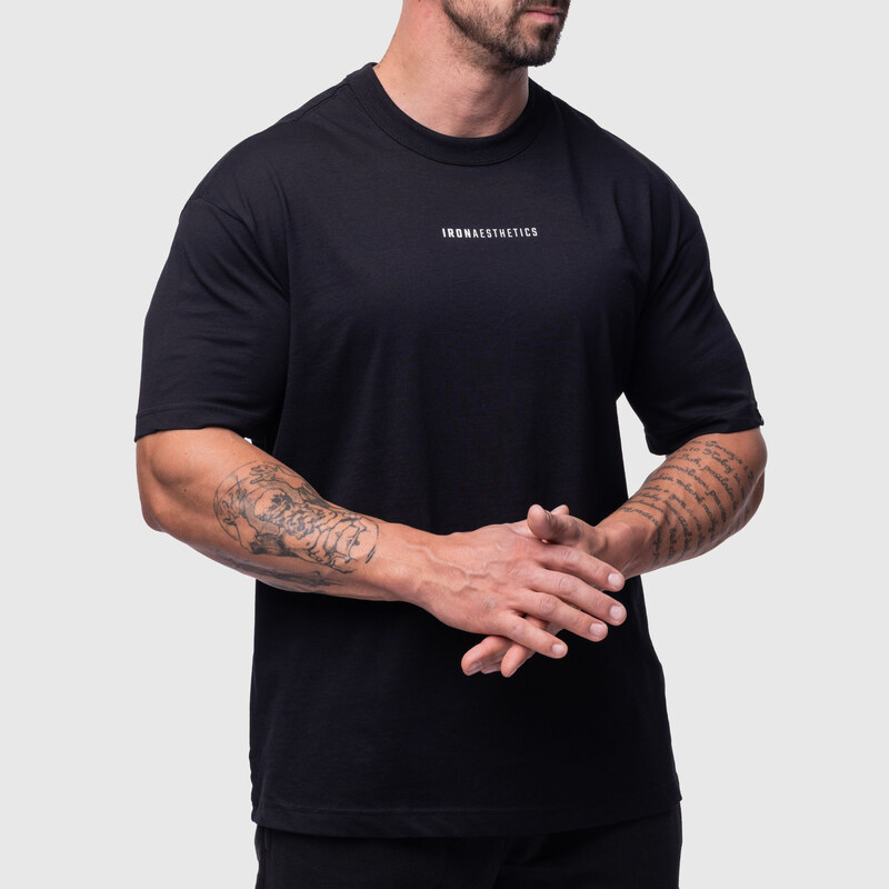 Oversize tričko Iron Aesthetics Vibe Tee, čierne 62644647