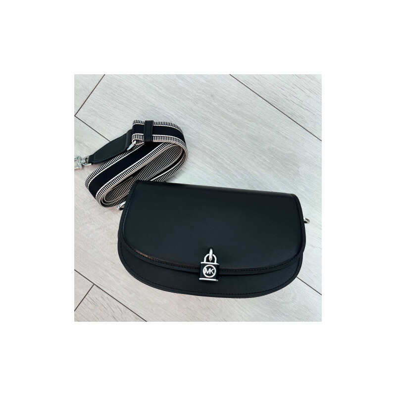 Michael Kors Mila Messenger čierna / strieborná 62645894