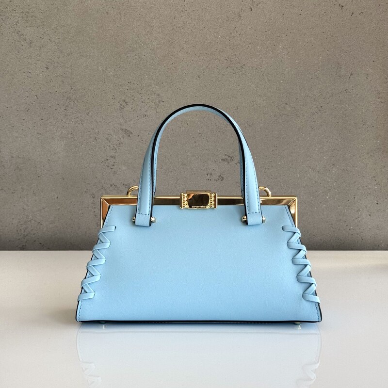 Kožená kabelka CROMIA Fiordaliso azzurro 62645973