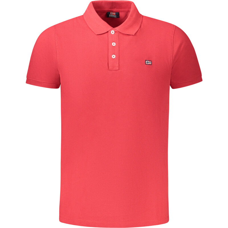 NORWAY 1963 Pánske červené polo tričko s krátkym rukávom 64706998
