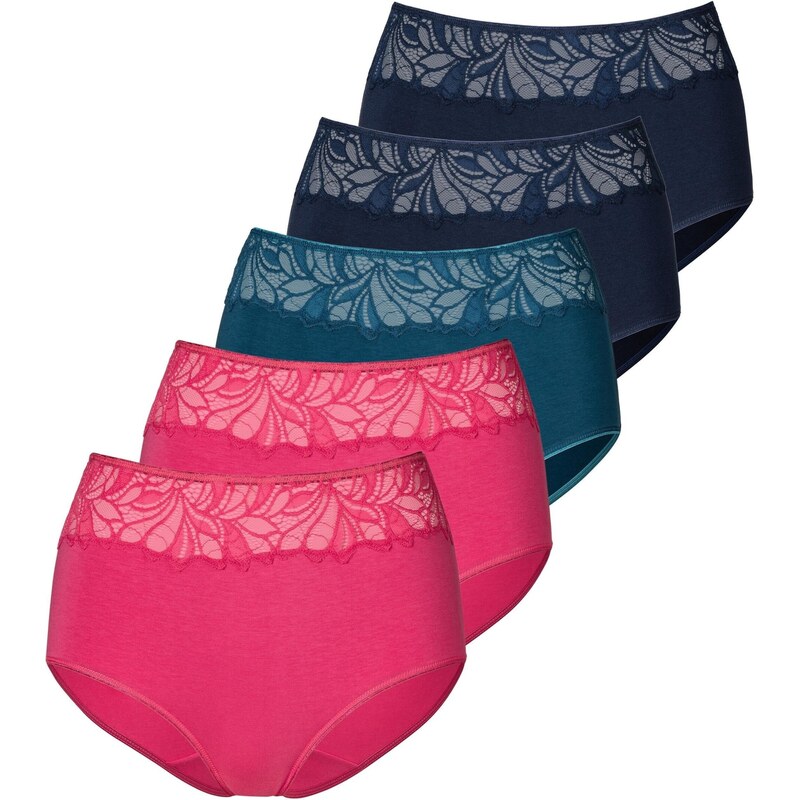 VIVANCE Nohavičky námornícka modrá / petrolejová / ružová 63140477