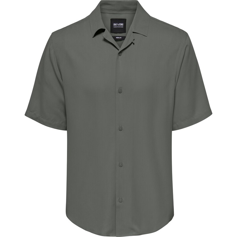 Only & Sons Košeľa ONLDash tmavosivá 62771778