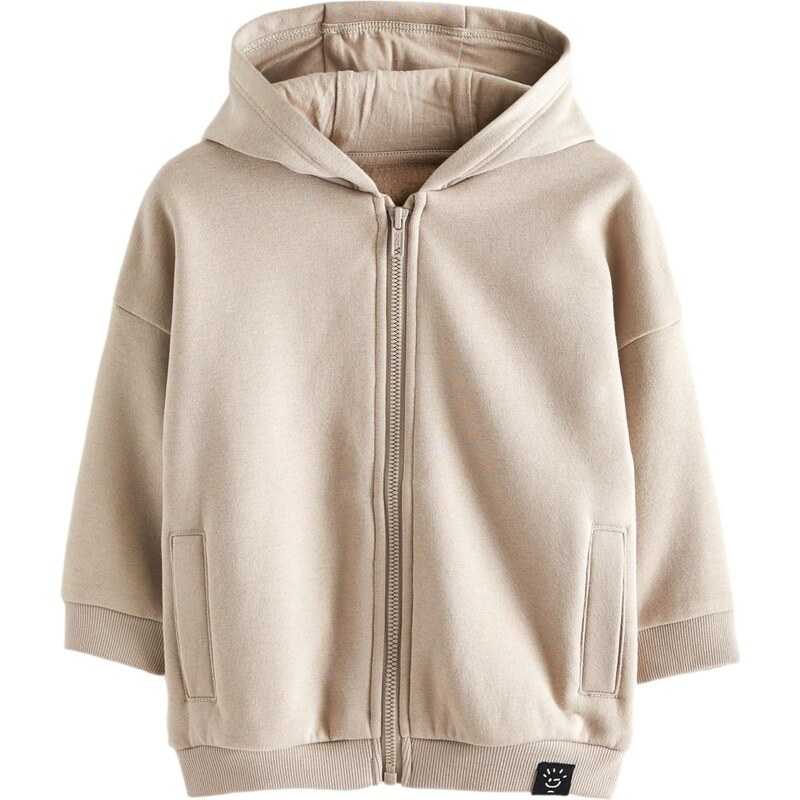 Next Tepláková bunda béžová 63017636